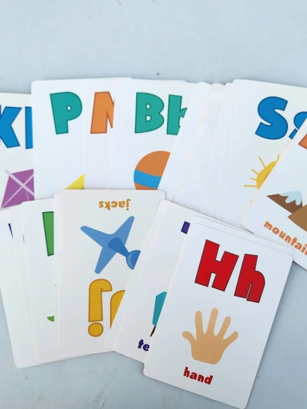 Playskool Alphabet Words Numbers Shapes Colors Vocabulary Flash Card Educational